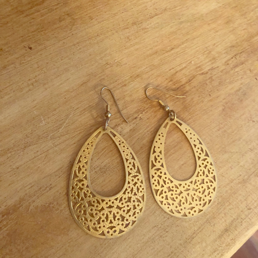 Gold Filigree Earrings